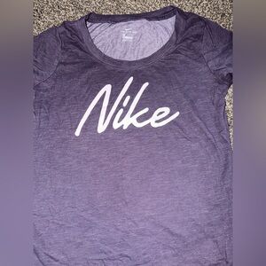 Nike Dri-FIT Tee in Deep Purple